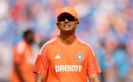 Rahul Dravid was India's head coach during the 2023 World Cup. Source: Getty